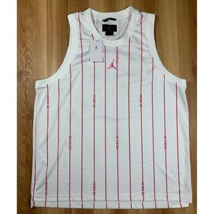 NEW Air Jordan White Basketball Jersey Mens Size XL Mesh Athletic  DM1380 100